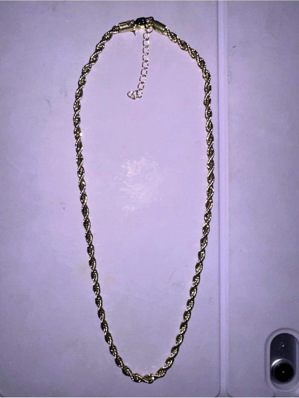 Gold Rope Chain Necklace (4mm, 18–20”) – GLD